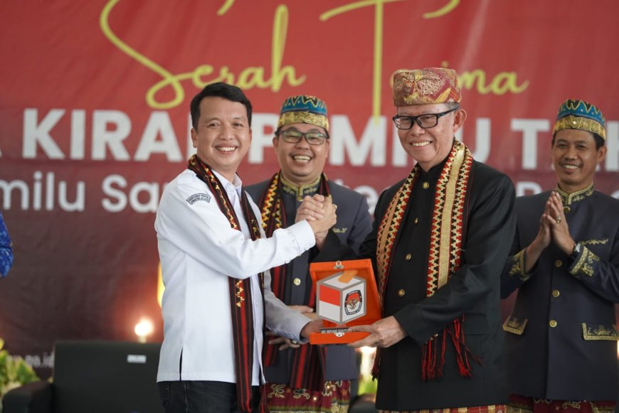 Tiba di Provinsi Lampung , Kirab Pemilu 2024 Akan Melewati Tujuh Kabupaten dan Kota