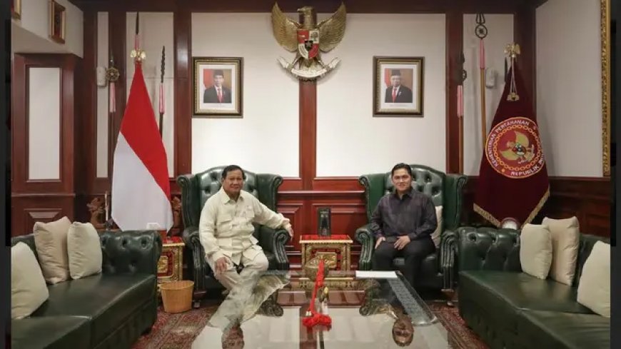 Erick Thohir Mencuat Sebagai Calon Wakil Presiden 2024, PAN Negosisi dengan Gerindra dan PDIP