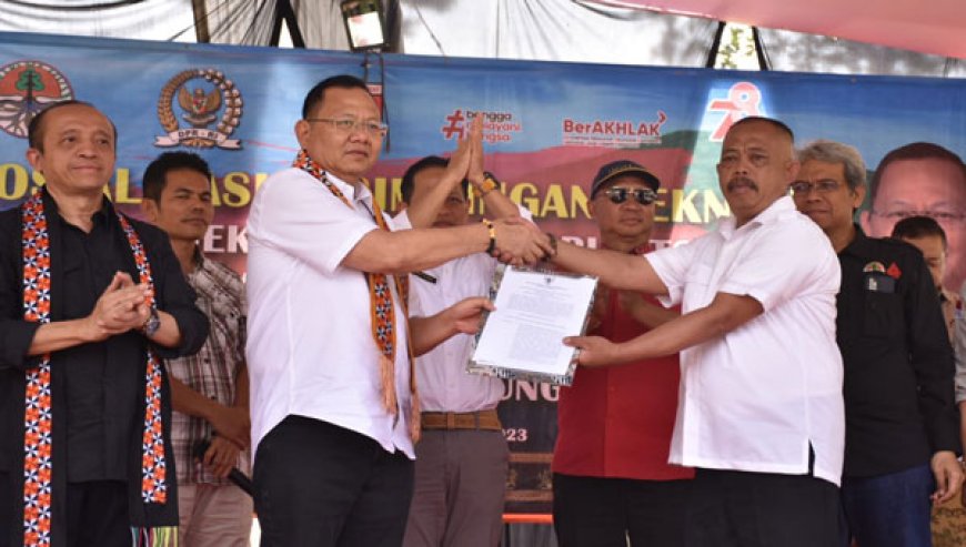 Masyarakat Sukapura Bernafas Lega, SK Pelepasan Kawasan Hutan Mendatangkan Harapan Baru
