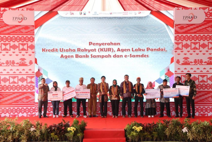 Gubernur Lampung Berkomitmen Memperkuat Ekonomi Desa dengan Resmi Luncurkan Program Inklusi Keuangan