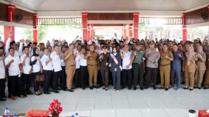 Mantap.!!, Calon Kades se Lampung Selatan Deklarasi Pilkades Damai