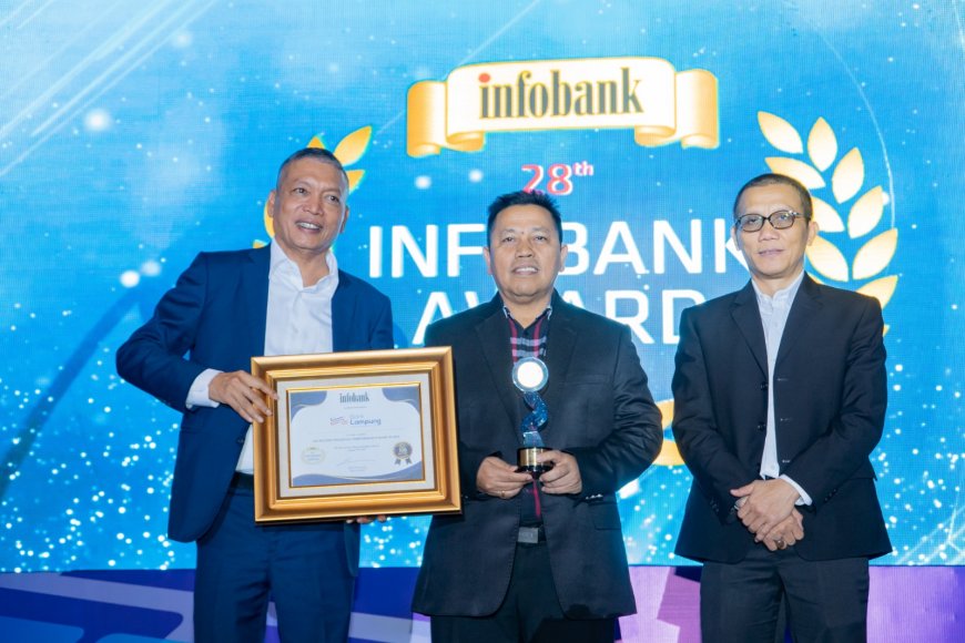 Bank Lampung Raih Penghargaan Diamond Trophy Infobank Award 2023 atas Performa Keuangan Unggul