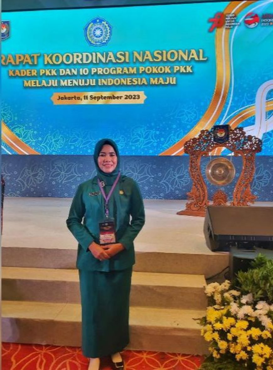 Ketua TP PKK Lampung Barat Mengikuti Rakor PKK Nasional di Jakarta