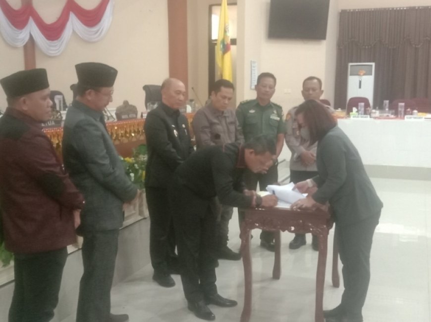 Anggaran Pendapatan dan Belanja Daerah Kabupaten Tanggamus Tahun Anggaran 2024 Disepakati