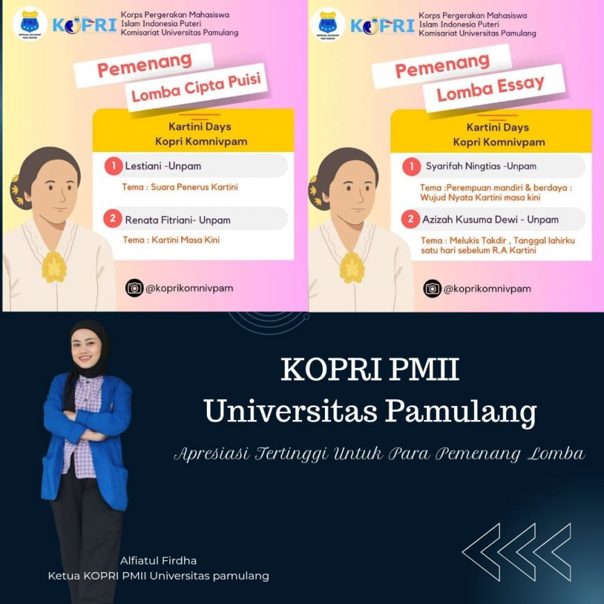 KOPRI PMII Universitas Pamulang Sukses Selenggarakan Perlombaan Hari Kartini