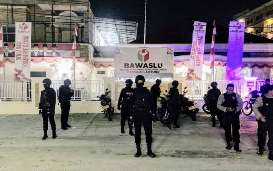 Polresta Bandar Lampung Perketat Pengamanan Jelang Pilkada, Pastikan Keamanan di Lokasi Strategis