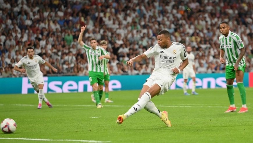 Kylian Mbappe Pecah Telur, Langsung Brace, Bawa Madrid Gasak Real Betis