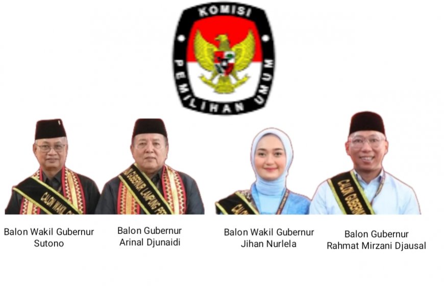 KPU Lampung Belum Terima Masukan Masyarakat Terkait Calon Gubernur dan Wakil Gubernur