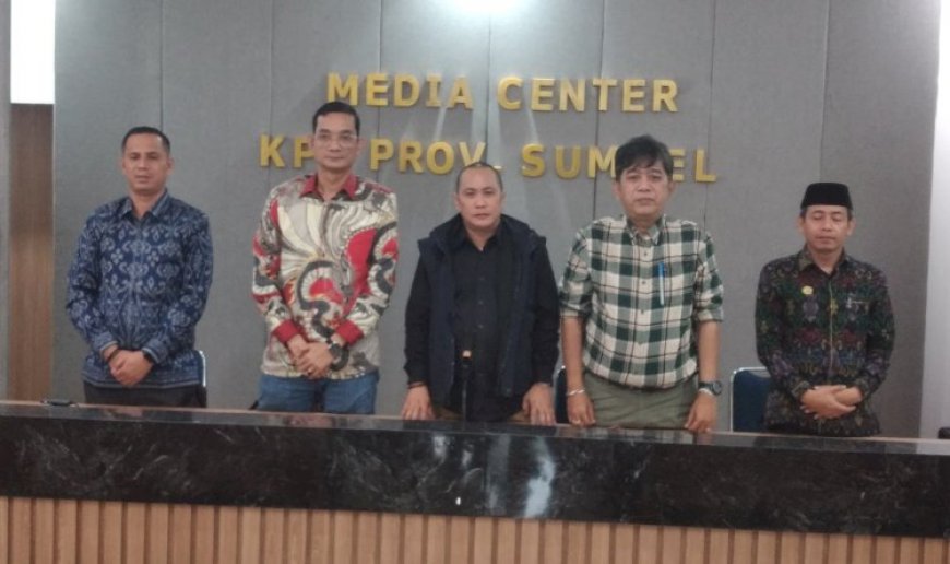 KPU Sumsel Tetapkan Tiga Pasangan Calon untuk Pilgub 2024