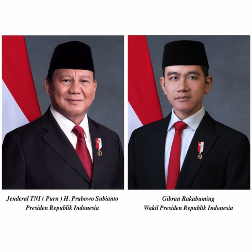 Prabowo Subianto dan Gibran Rakabuming Resmi Dilantik Sebagai Presiden dan Wakil Presiden 2024-2029