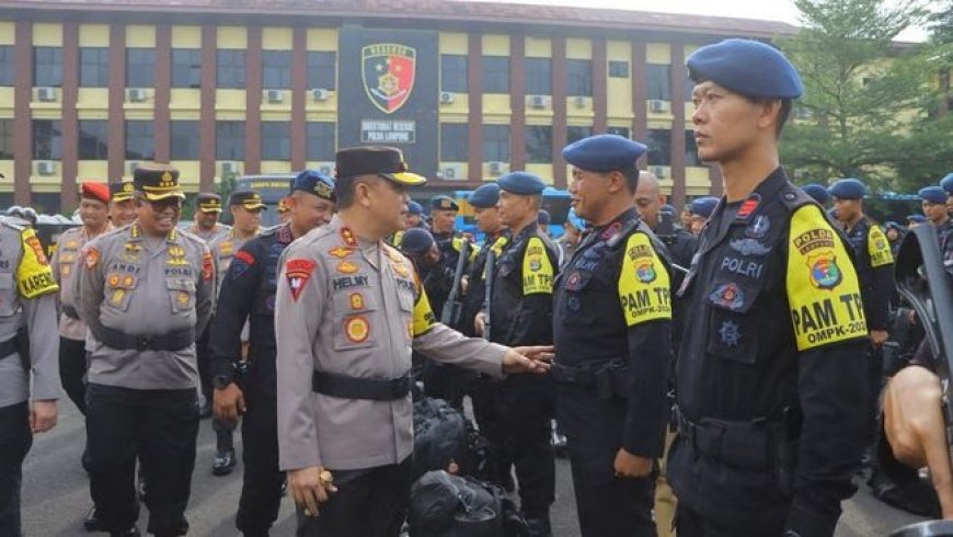 34 Ribu Personel Siap Amankan Pilkada Lampung 2024, Fokus di TPS dan Titik Rawan