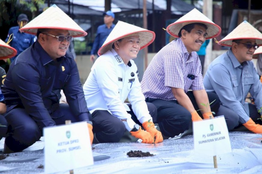 Kendalikan Inflasi, Sumsel Luncurkan Gerakan Tanam Cabai dan Bawang Merah Serentak