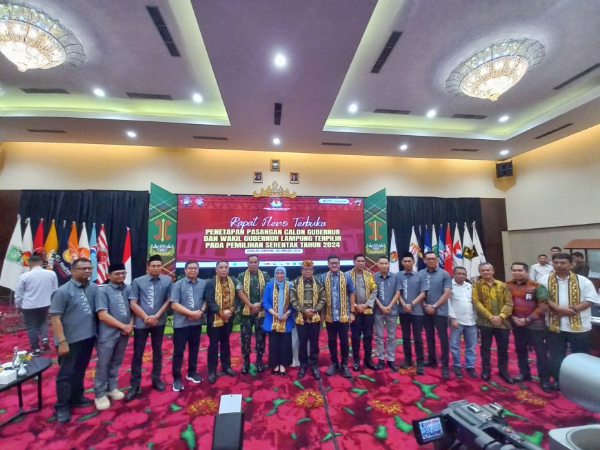 Rahmat Mirzani Djausal dan Jihan Nurlela Gubernur dan Wakil Gubernur Terpilih