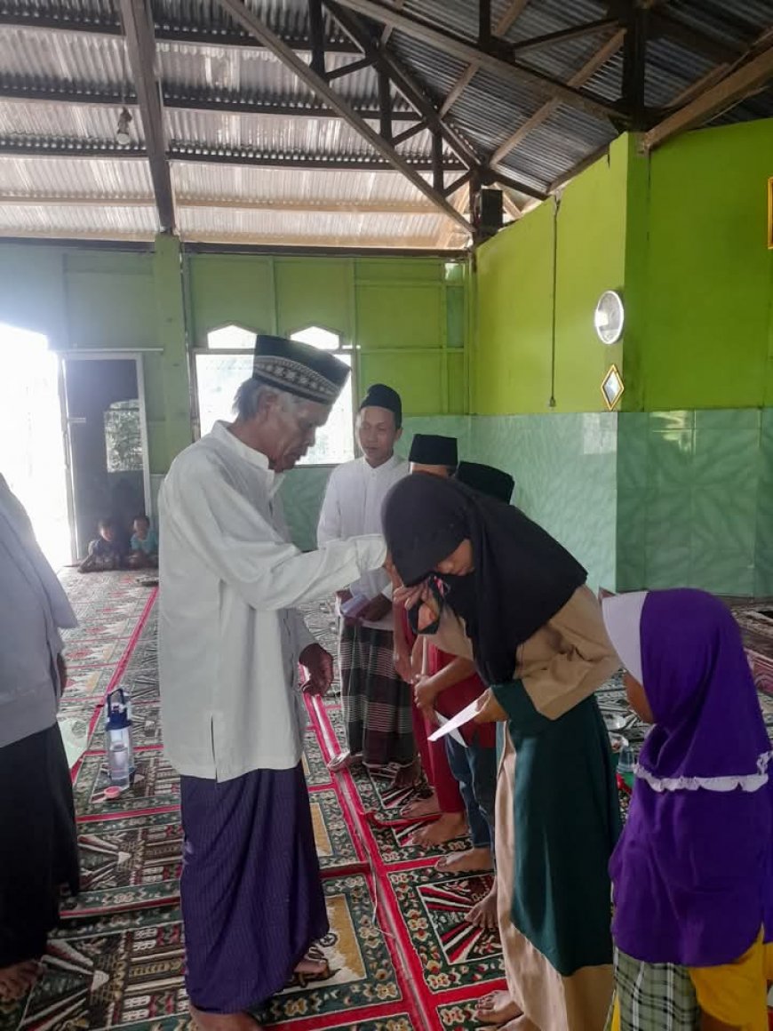 Momentum Rajab, Ranting NU Way Empulau Ulu Gelar Pengajian Rutin dan Santunan Anak Yatim serta Disabilitas