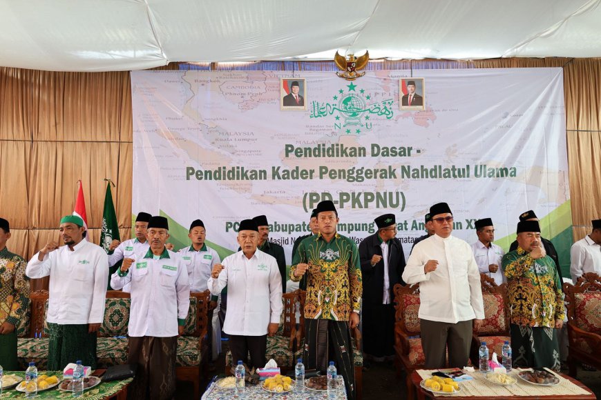 Pj Bupati Lampung Barat Buka Pendidikan Kader Penggerak NU ke-20 di Sekincau