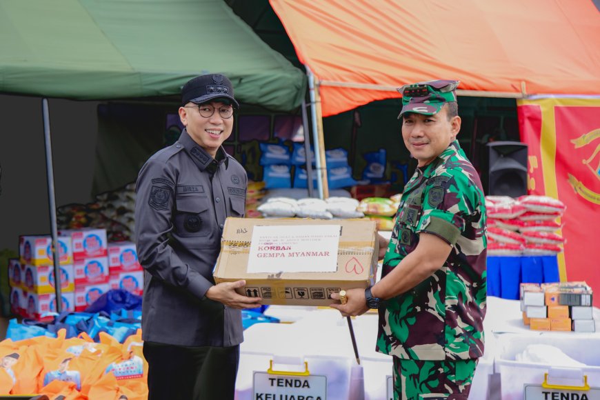 Gubernur Rahmat Mirzani Djausal Salurkan Bantuan Kemanusiaan dari Pemerintah Provinsi Lampung untuk Korban Gempa Myanmar