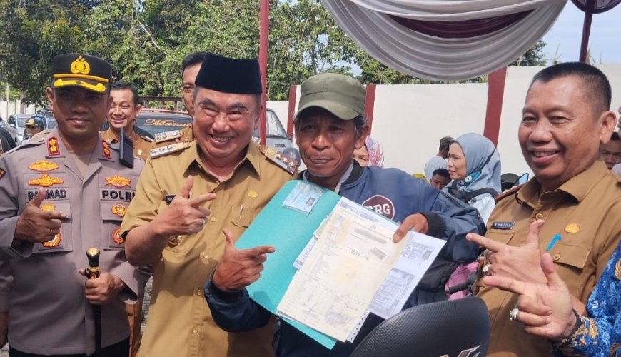Bupati Tanggamus Ajak Warga Manfaatkan Program Pemutihan Pajak, Dukung Pembangunan Daerah
