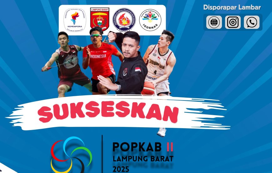 POPKAB II Lampung Barat Digelar Juli 2025, Bulu Tangkis Jadi Magnet Utama Ajang Pelajar